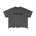 Eyes On Me - Washed Boxy Distressed Tee