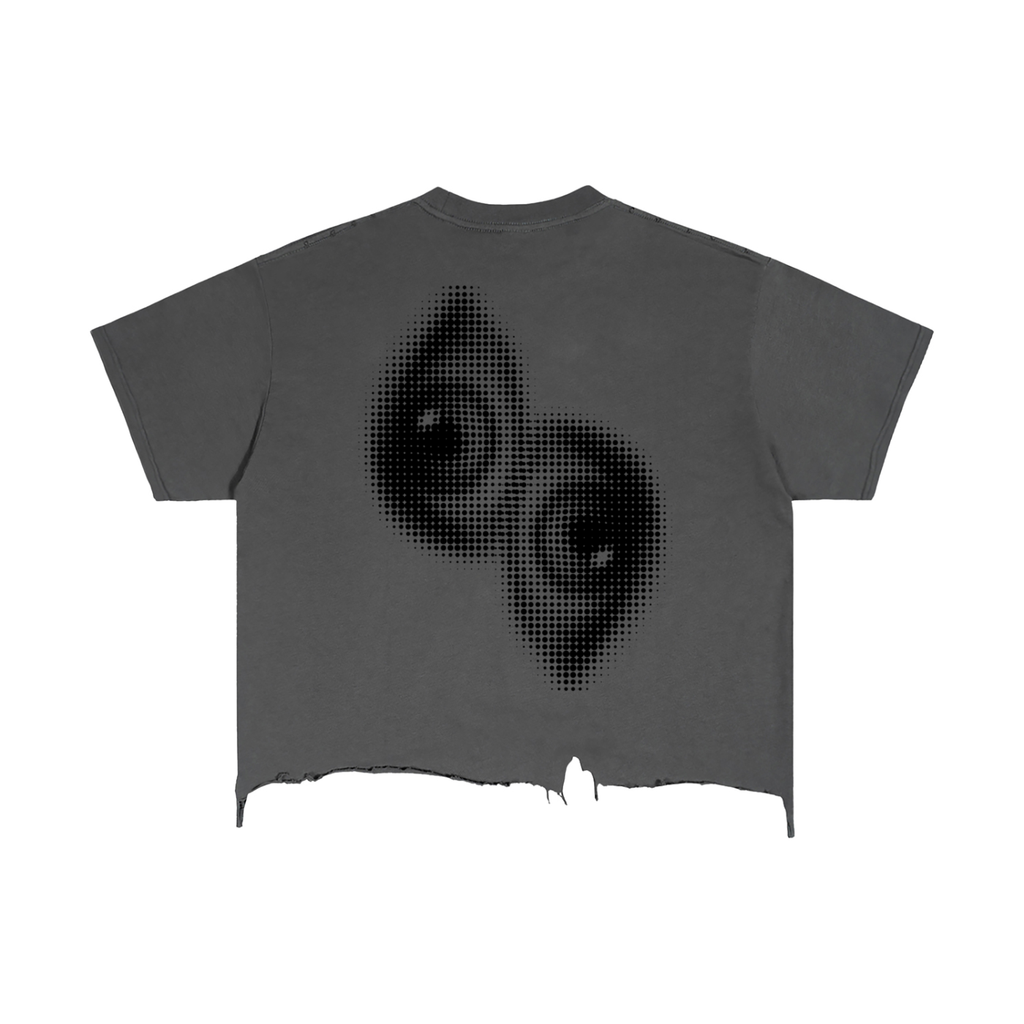 Eyes On Me - Washed Boxy Distressed Tee