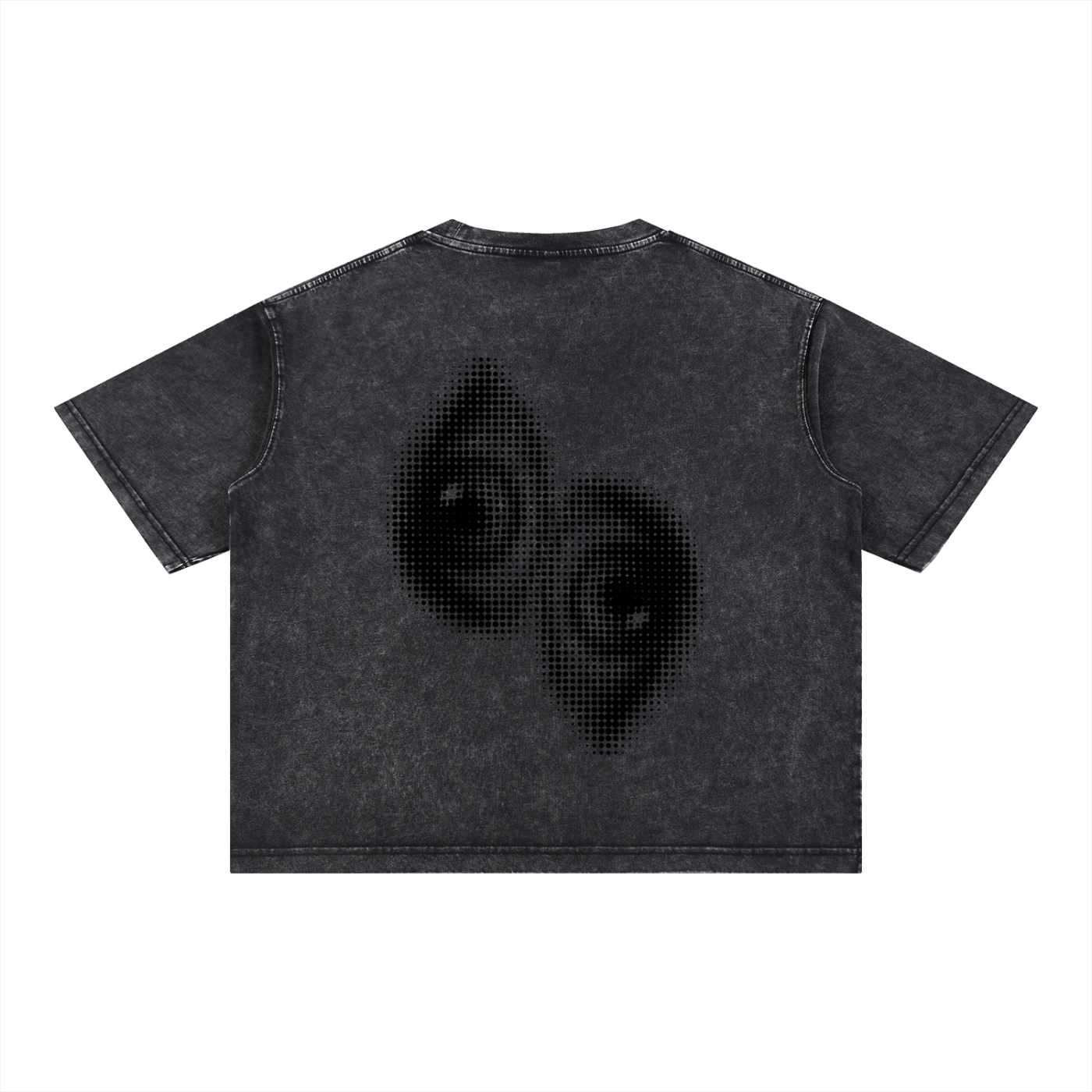 Eyes On Me - Mineral Wash Boxy Cotton T-Shirt