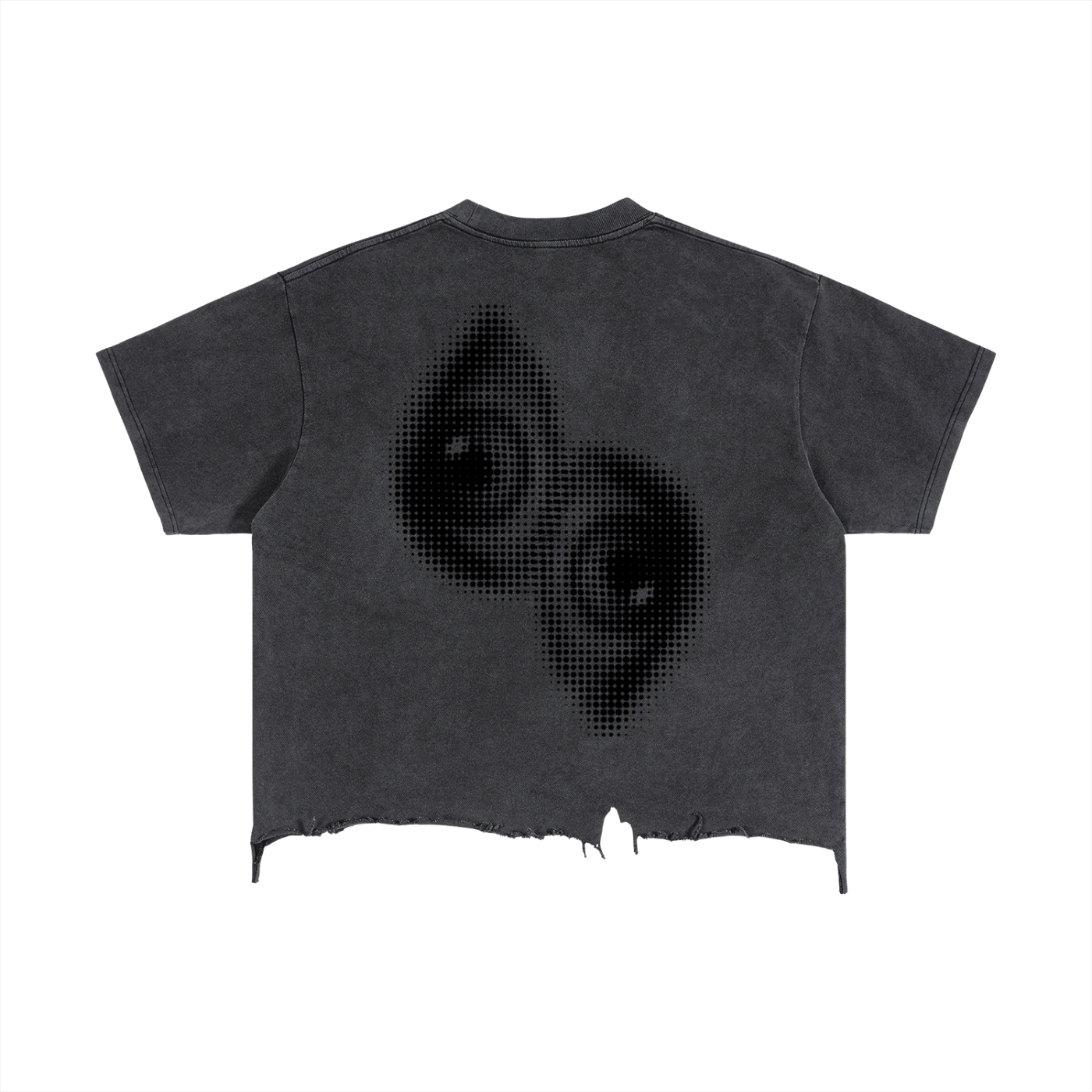 Eyes On Me - Washed Boxy Distressed Tee